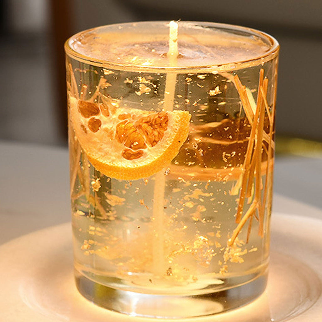 Log Glass Dome Melting 2-Light Table Lamp