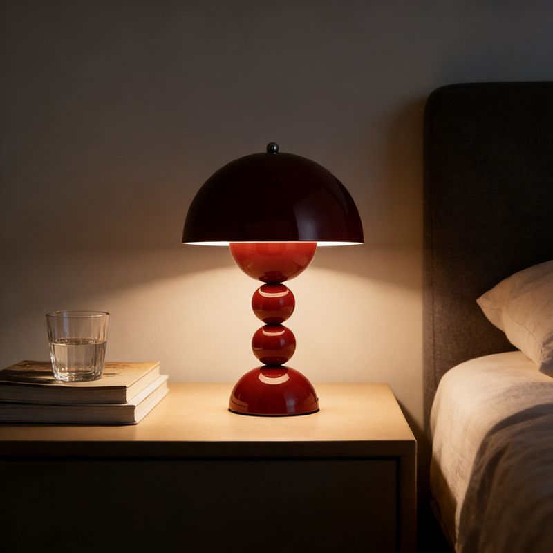 Flower Bud Iron Bedroom Table Lamp