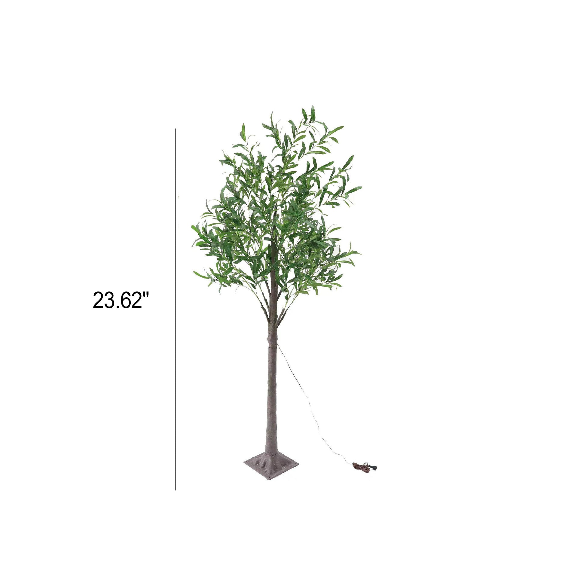 Olive Leaf Simulation Plants Floor Lamp