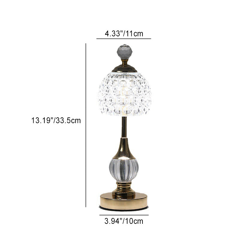 Pineapple Metal Acrylic Bedroom Table Lamp