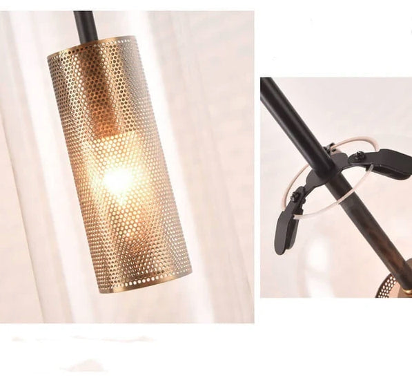 Cylinder Clear Glass Long Wall Lamp