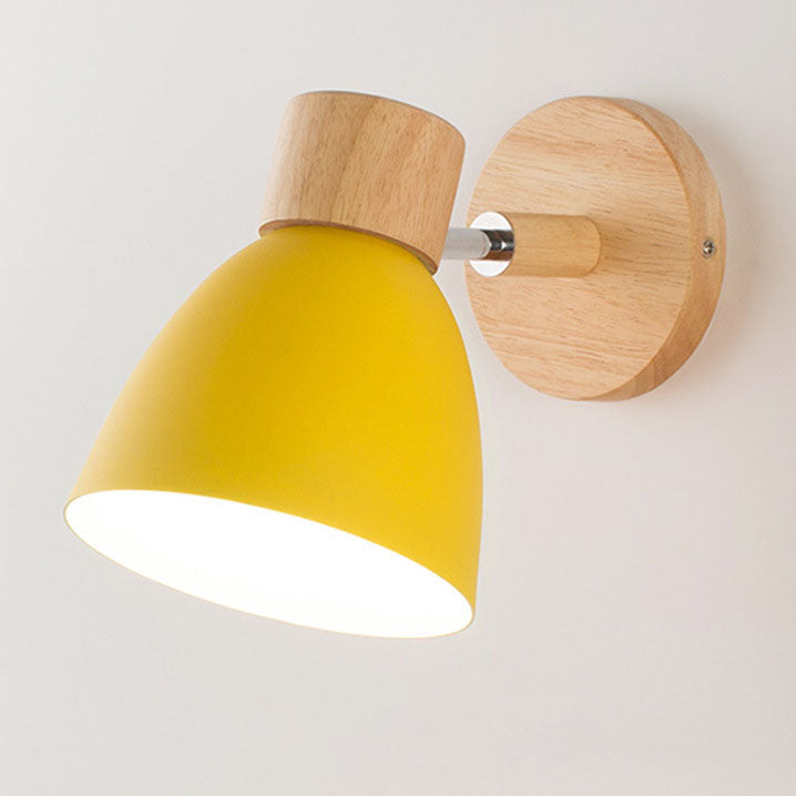Solid Color Macaron Iron Wall Lamp