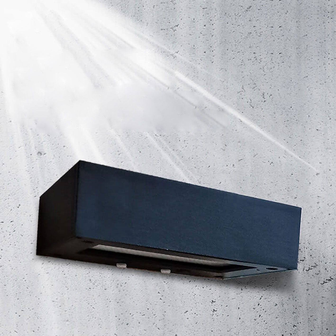 Square Double Head Patio Outdoor Light