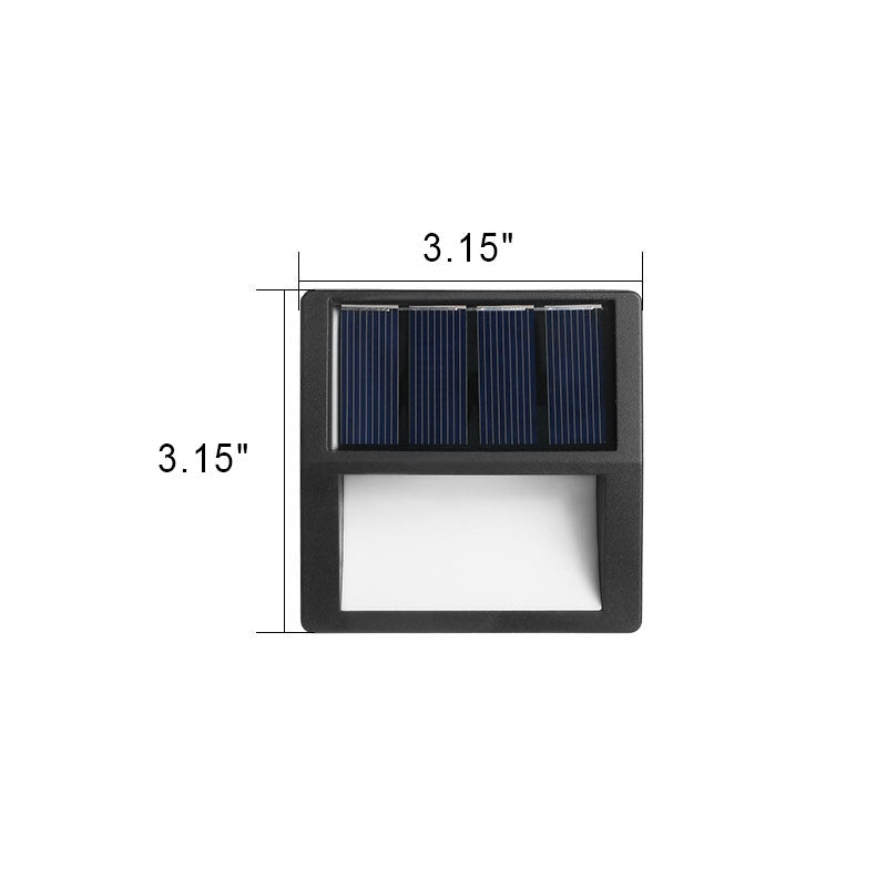 Round Square Patio Step Outdoor Light