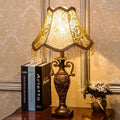 Fabric Antique Table Lamp