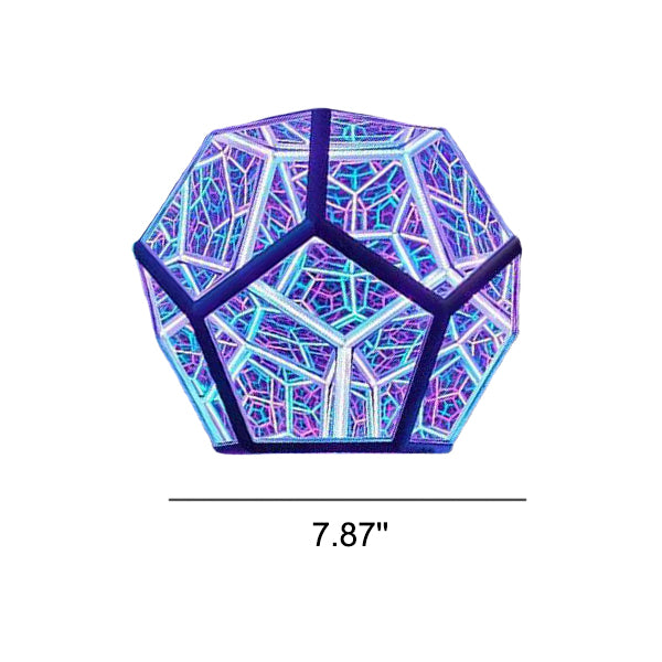 Infinity Dodecahedron Night Table Lamp