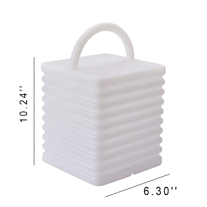Plastic Colorful Tote Bag Table Lamp