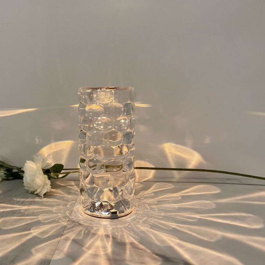 Crystal Diamond Water Drop Table Lamp