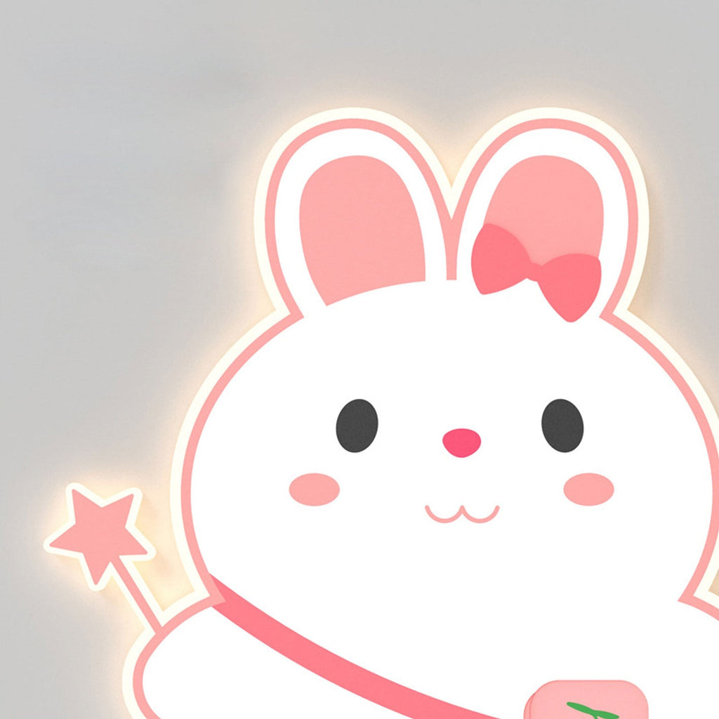 Cartoon Rabbit Unicorn Kids Wall Lamp