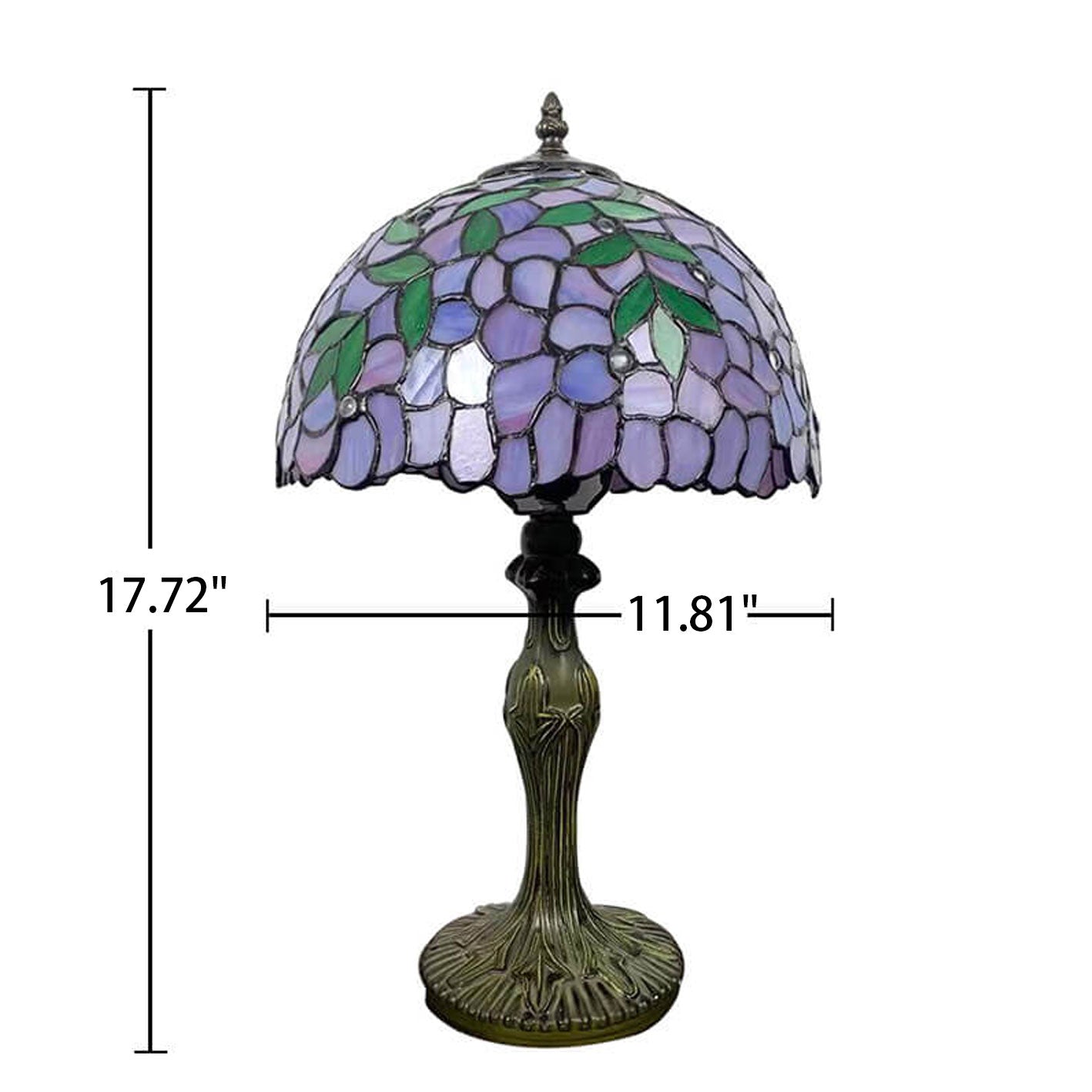 Alloy Stained Glass Table Lamp