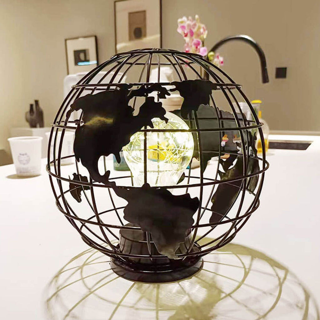Earth Iron Night Decorative Table Lamp