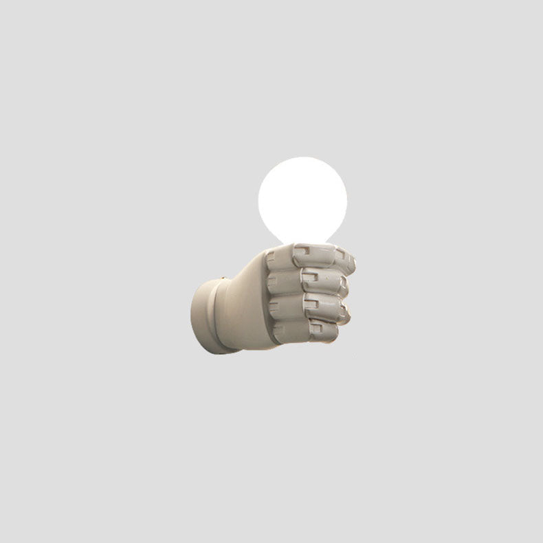 Resin Fist Wall Lamp