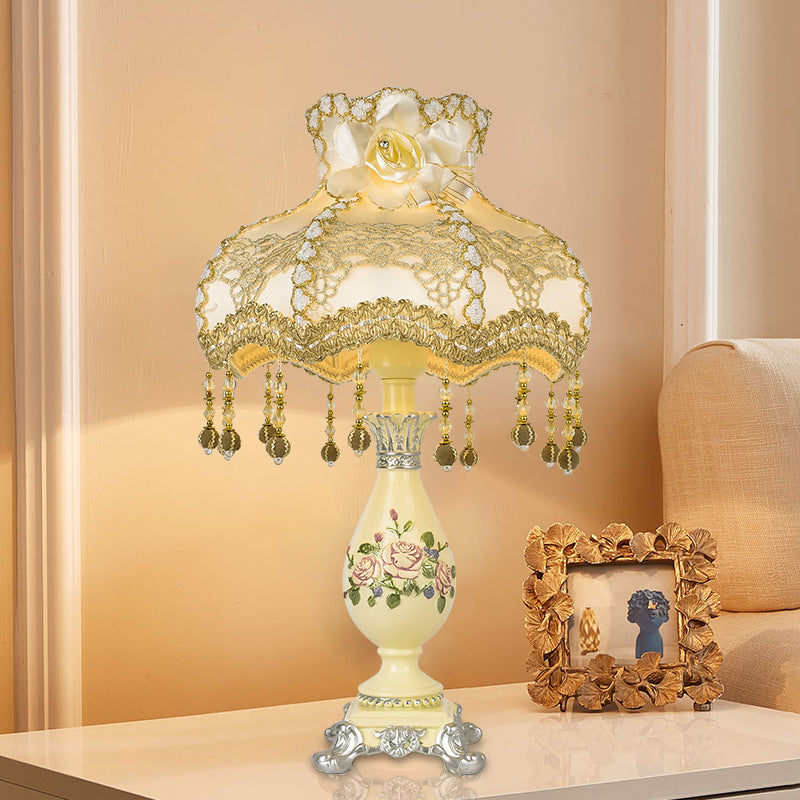 Style Court Fabric Dome Table Lamp