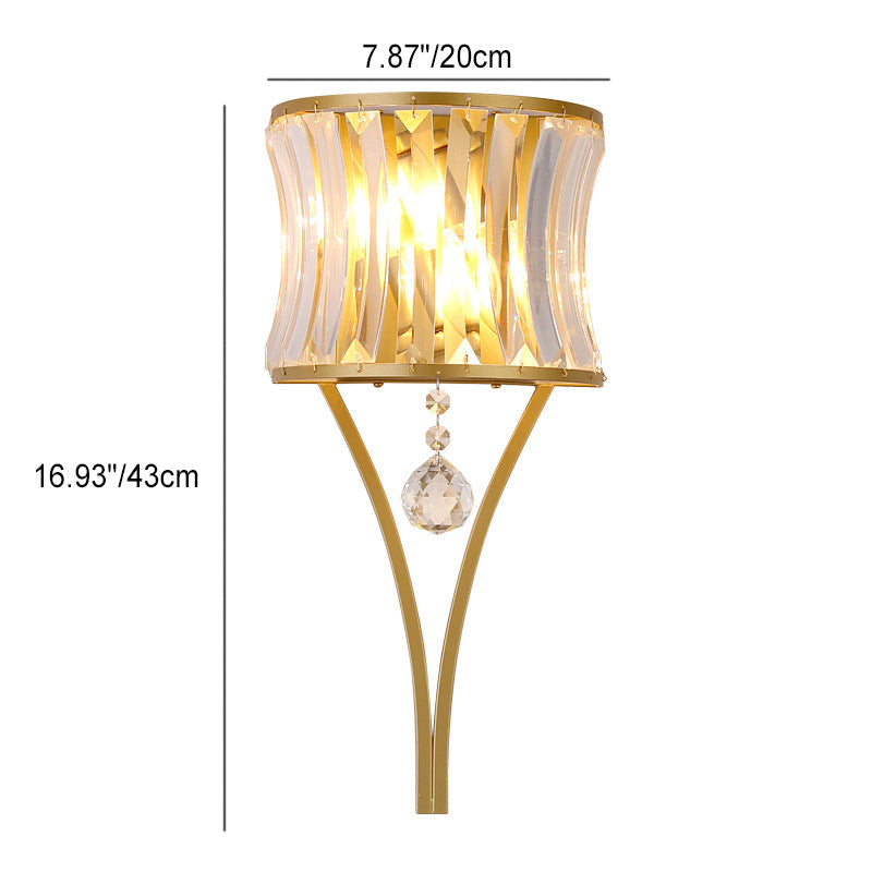 Half Circle Inverted Triangle Wall Lamp