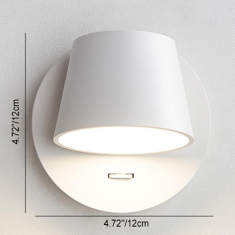 Dome Frosted Rotatable Aluminum Wall Lamp