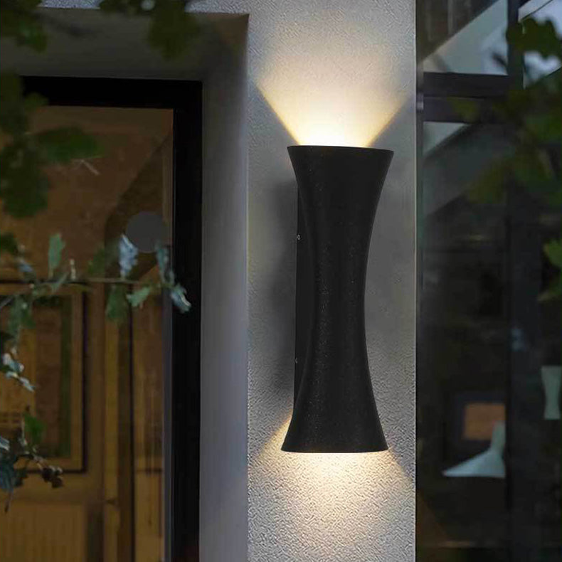 Rectangle Upper Lower Illuminated Outdoor Light