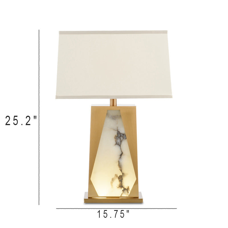 Marble Natural Texture Table Lamp