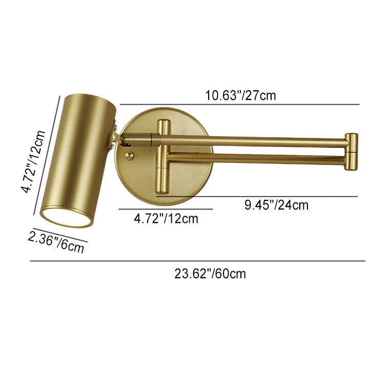 Folding Telescopic Long Pole Wall Lamp
