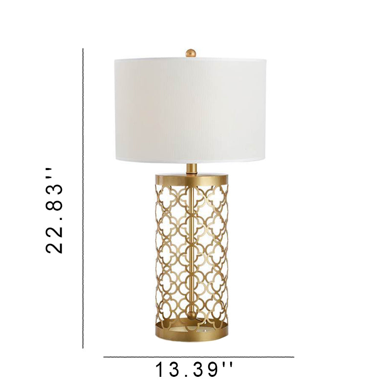 Iron Hollow Table Lamp