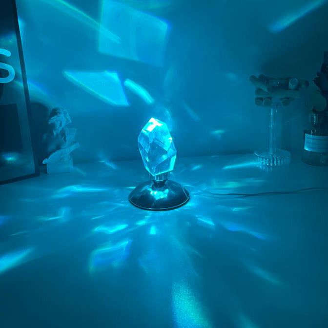 Diamond Crystal Ambient Night Table Lamp