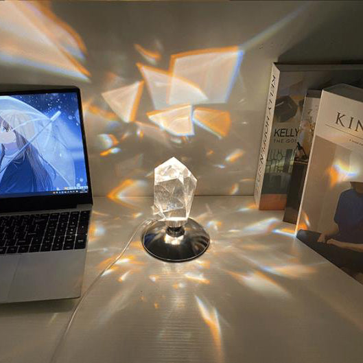 Diamond Crystal Ambient Night Table Lamp