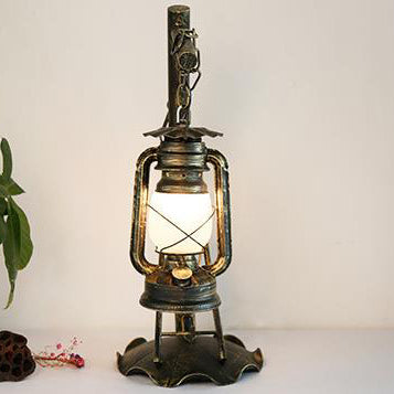 Kerosene Iron Bronze Table Lamp