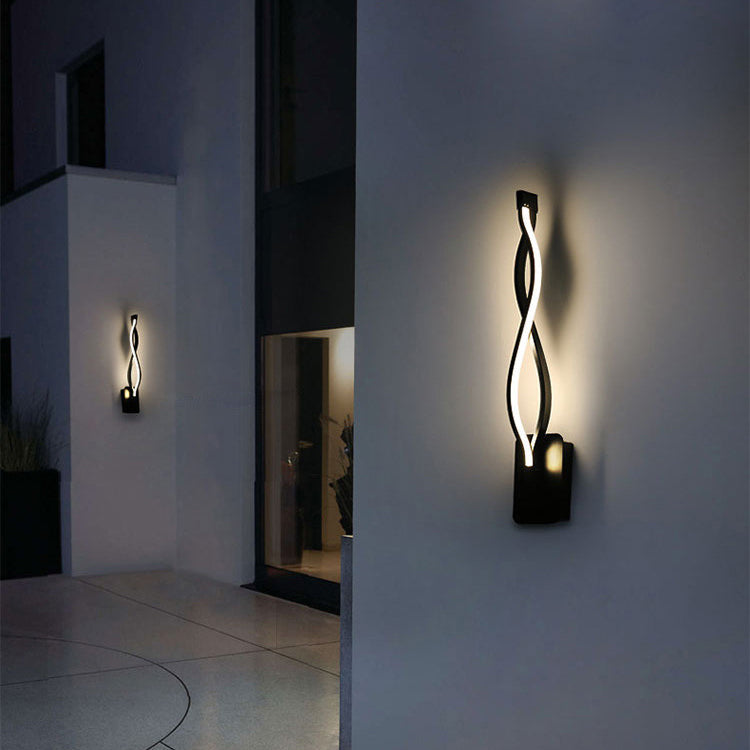 Aluminum Wave Shape Wall Lamp