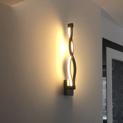 Aluminum Wave Shape Wall Lamp