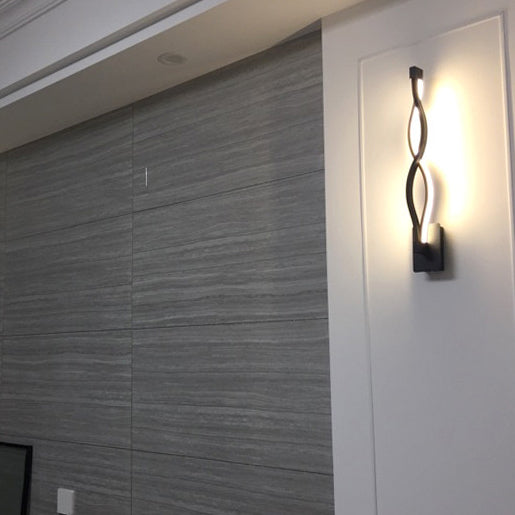 Aluminum Wave Shape Wall Lamp