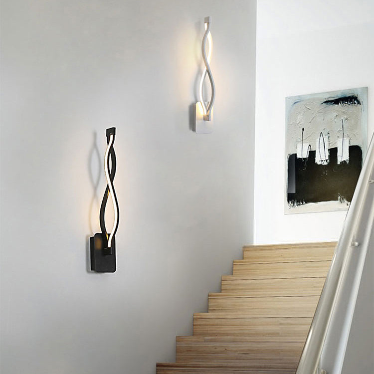 Aluminum Wave Shape Wall Lamp