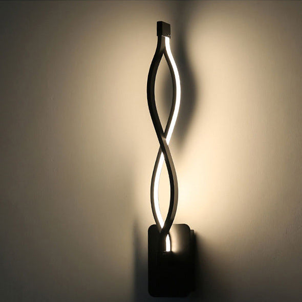 Aluminum Wave Shape Wall Lamp