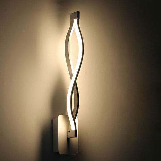 Aluminum Wave Shape Wall Lamp