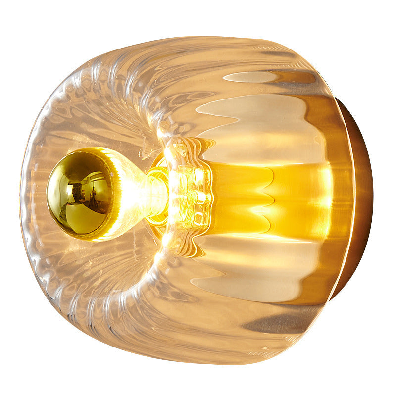 Glass Sun Shape Full Wall Lamp