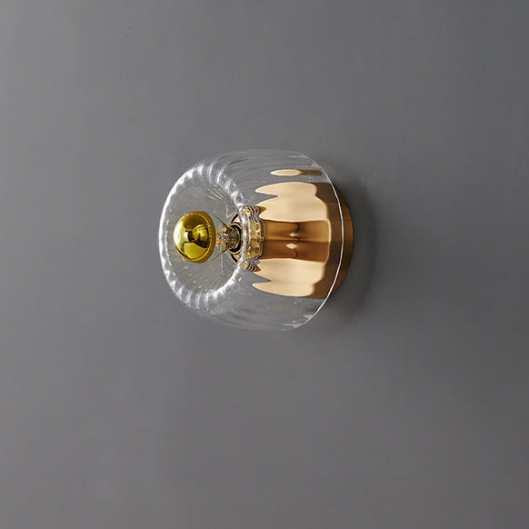 Glass Sun Shape Full Wall Lamp