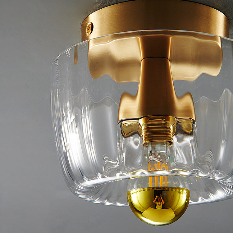 Glass Sun Shape Full Wall Lamp