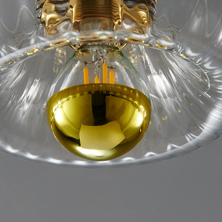 Glass Sun Shape Full Wall Lamp