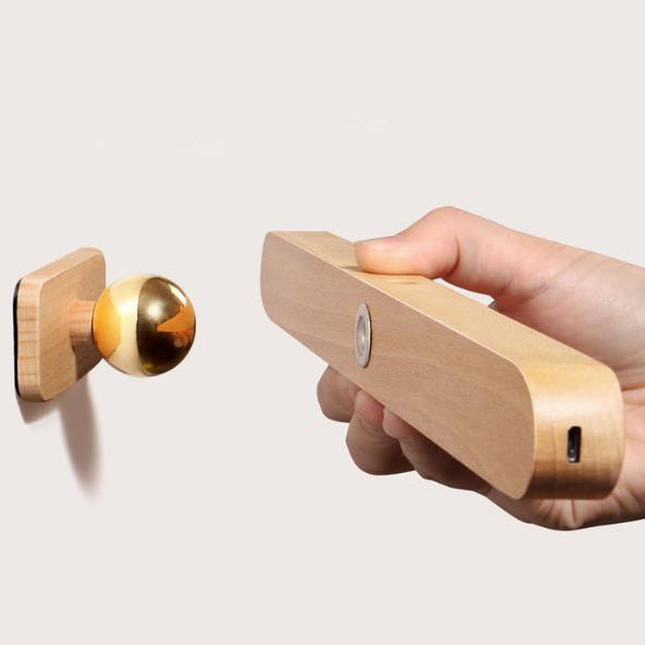 Wooden Long Bar Touch Wall Lamp