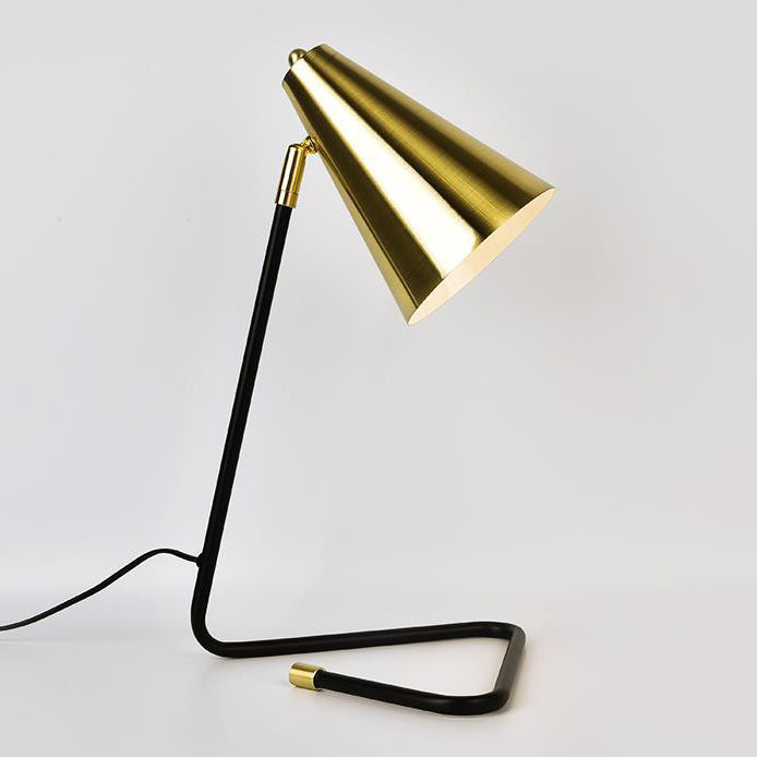 Iron Bell Triangle Table Lamp
