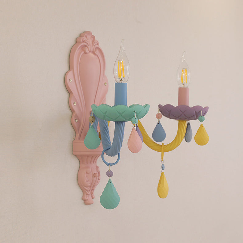 Macaron Candelabra 2-Light Wall Lamp