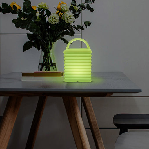 Plastic Colorful Tote Bag Table Lamp