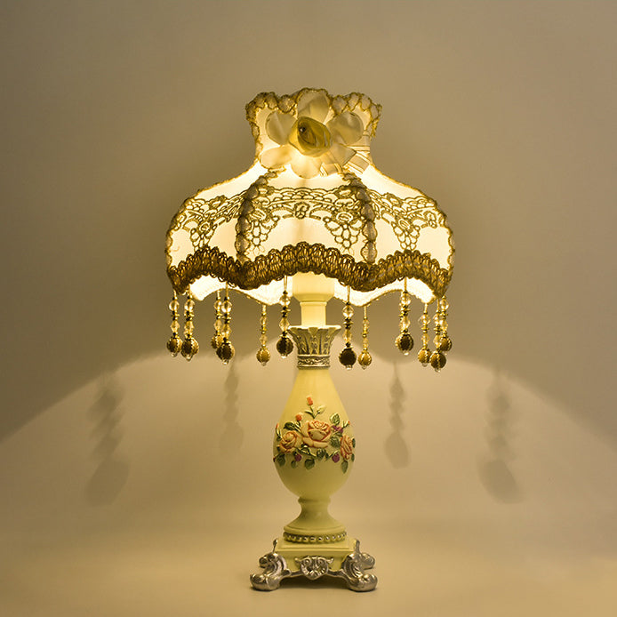Style Court Fabric Dome Table Lamp
