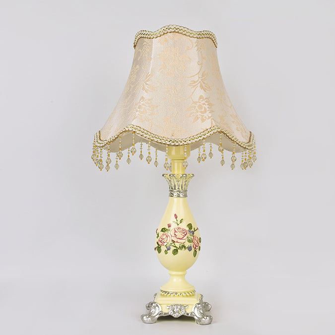 Style Court Fabric Dome Table Lamp