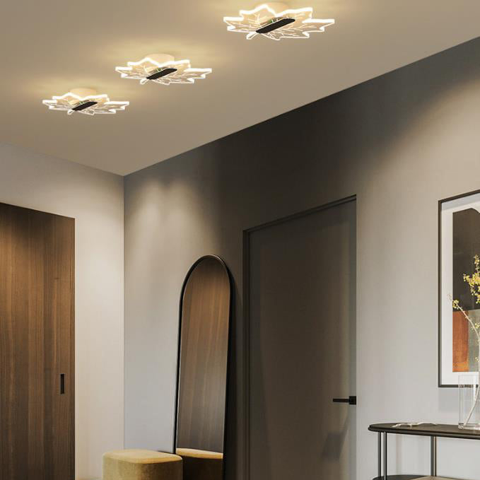 Acrylic Maple Leaf Shape Wall Lamp