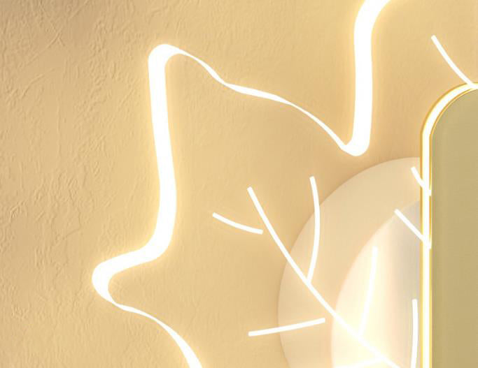 Acrylic Maple Leaf Shape Wall Lamp