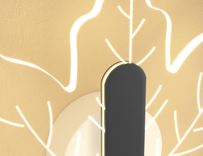 Acrylic Maple Leaf Shape Wall Lamp
