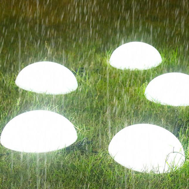 Solar 5 Half Ball Outdoor Light