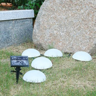 Solar 5 Half Ball Outdoor Light