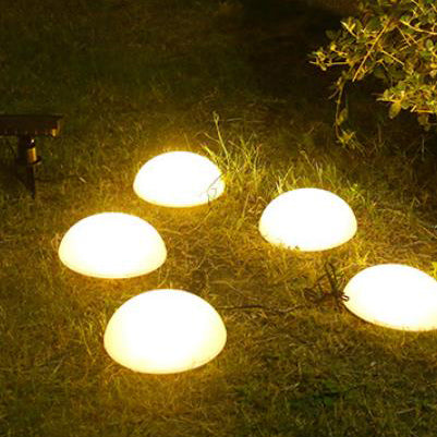 Solar 5 Half Ball Outdoor Light