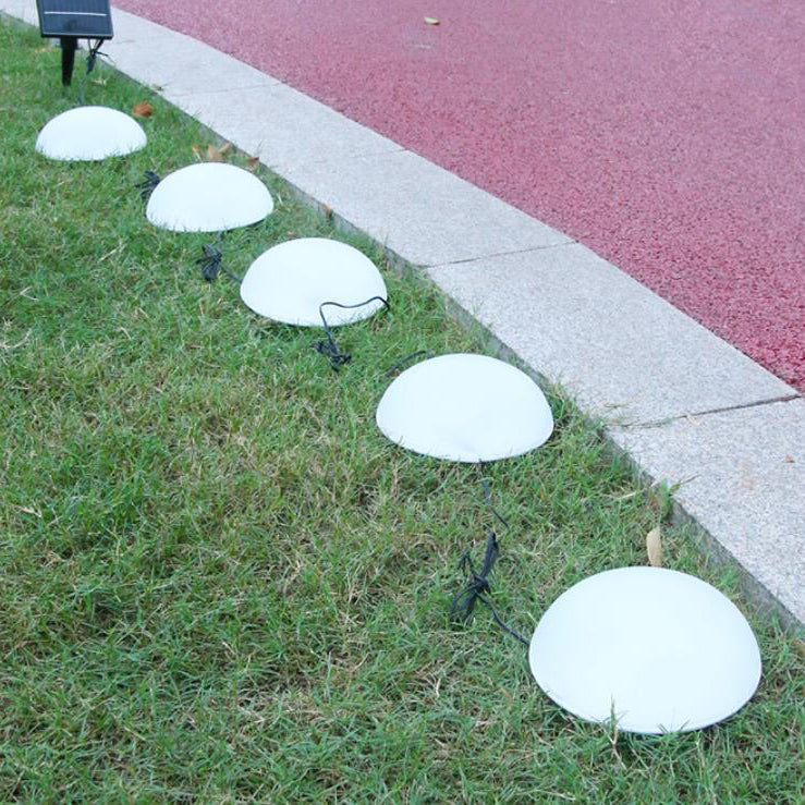 Solar 5 Half Ball Outdoor Light