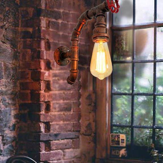 Iron Faucet Wall Lamp